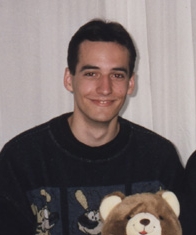 April 2000, in a Barcelona hospital, with a Teddy Bear :-)
