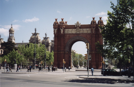 L'arc de Trionf de Barcelone