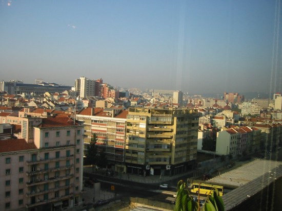 The view from the last floor, where breakfeast was served