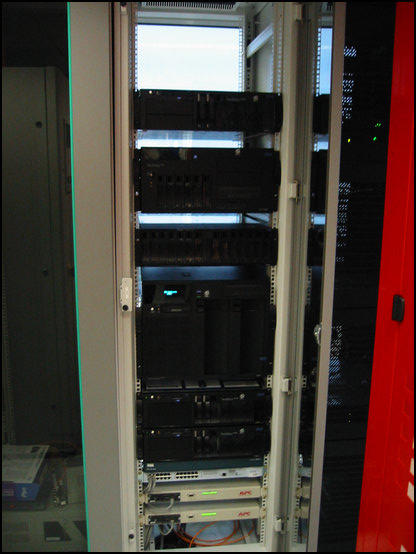 Nearly everything in the rack! I did get help for the 50kg IBM!