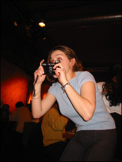 Céline, taking photos too