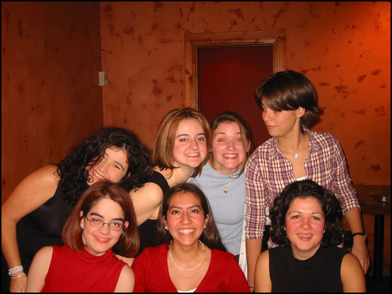 The girls : ..., Ana, Céline, Mari Cruz, Aida, Marcela and ...