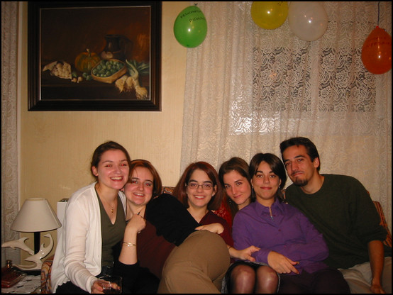 Céline, Ana, Aida, Berta, Mari-Cruz and me