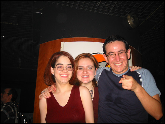 Aida, Ana and Raoul dancing at the 'get back'