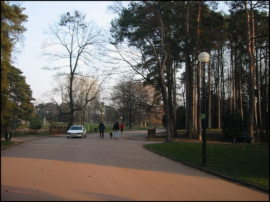 The Parc de la tête d'or, while roller skating with Rodolphe