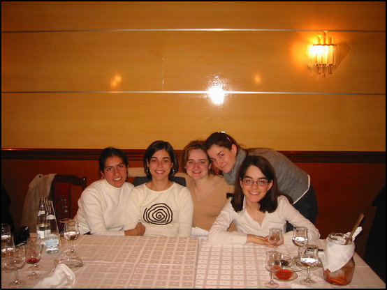 Las chicas, Marcela, Mari Cruz, Ana, Berta y Aida