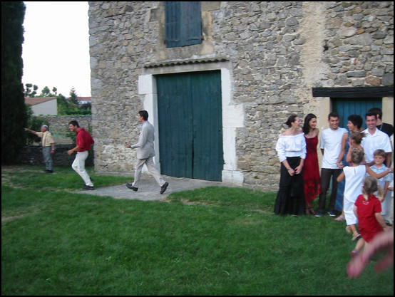 ...Florent et Fred qui venaient de perturber la photo de famille!