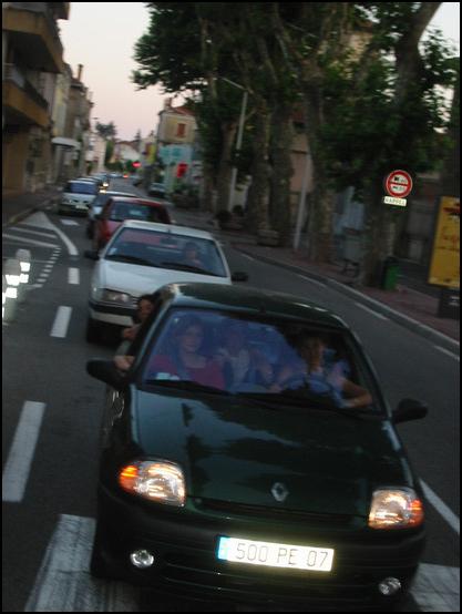 Non c'est pas un bouchon, c'est le cortège!