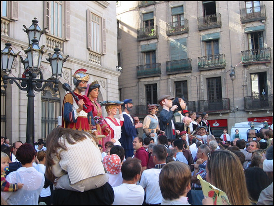 Los castellers de la Mercé