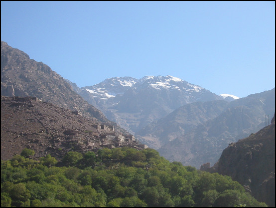 Le Toubkal vu de la Kasbah