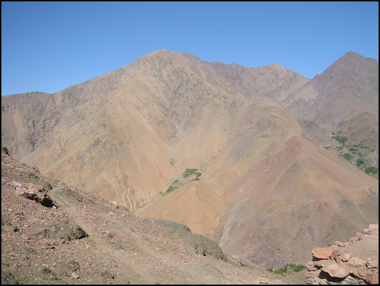 Paysage, l'autre vallée vue du col