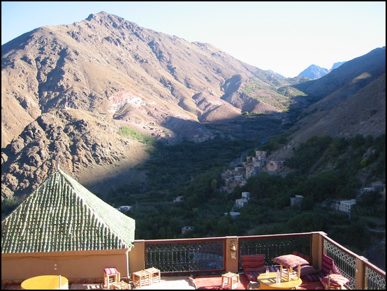 La permière vallée gravie vue de la Kasbah