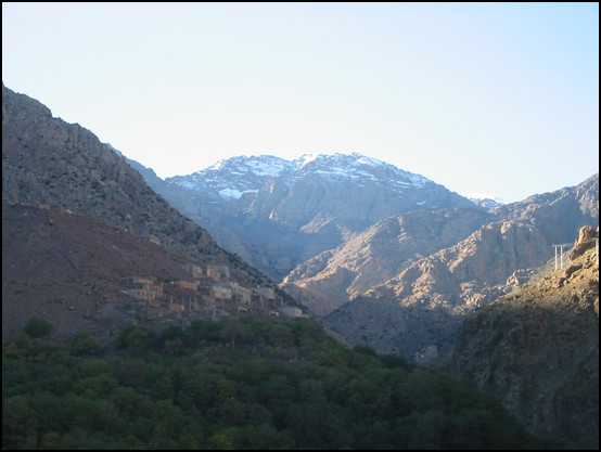 Le Mont Toubkal au petit matin