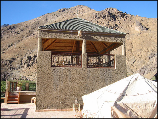 La tour de la terrasse de la Kasbah