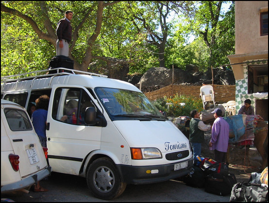 Le départ d'Imlil vendredi matin