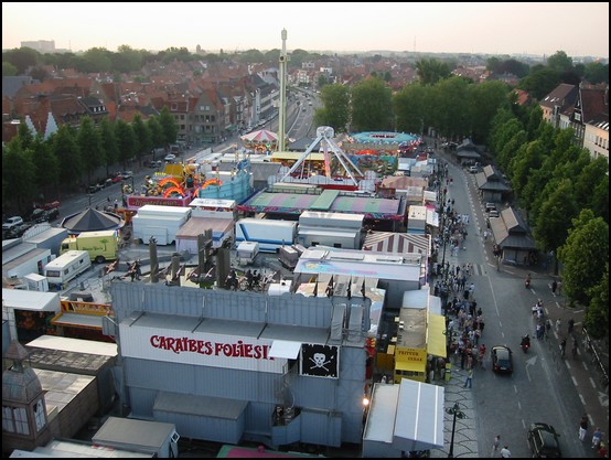 La fête foraine de mai sur la place du Sablon