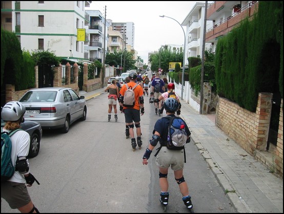 The first street in Sant Viçenc