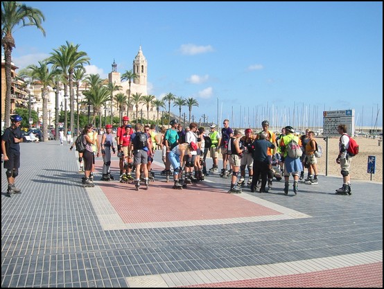 The group in Sitges